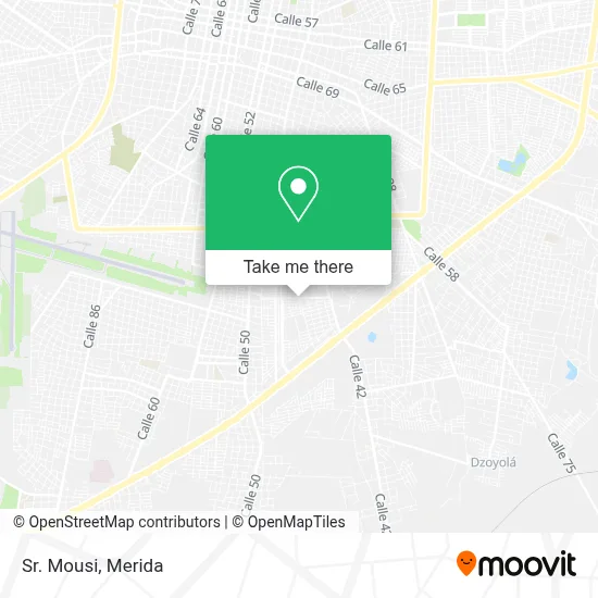 Sr. Mousi map