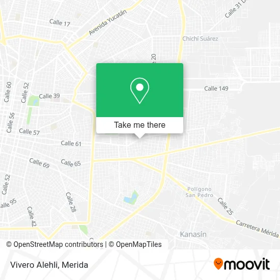 Vivero Alehli map