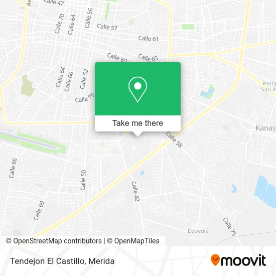 Tendejon El Castillo map