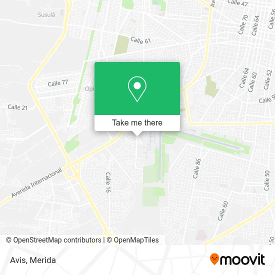 Avis map
