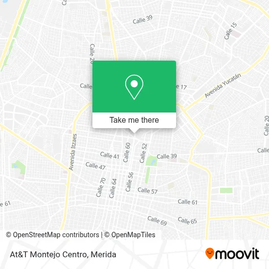 At&T Montejo Centro map