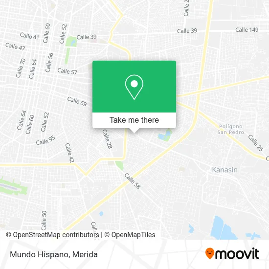 Mundo Hispano map