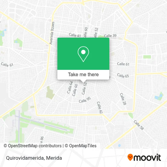 Quirovidamerida map
