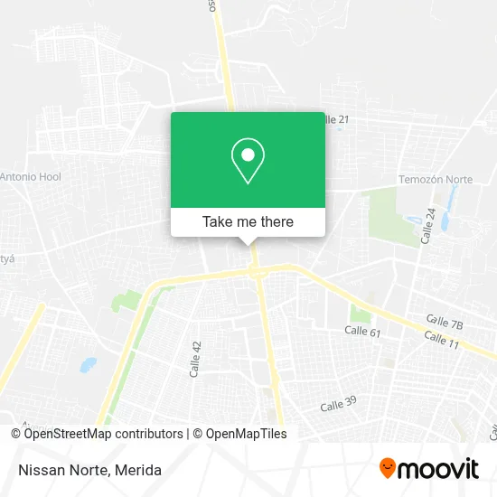 Nissan Norte map