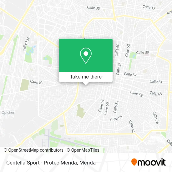 Centella Sport - Protec Merida map