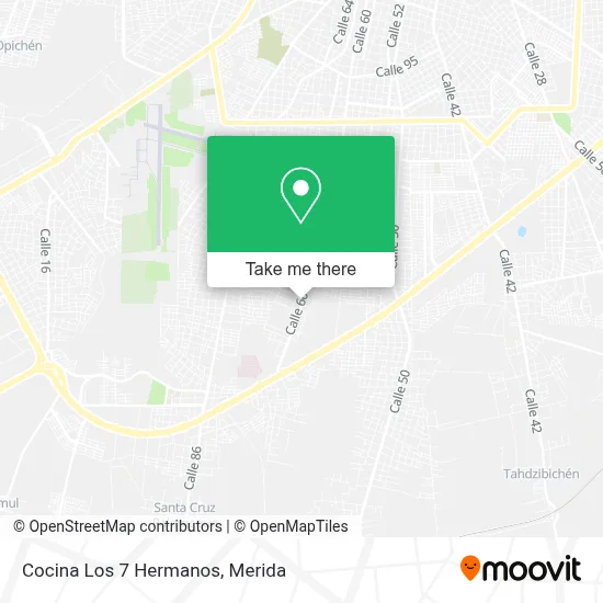 Cocina Los 7 Hermanos map