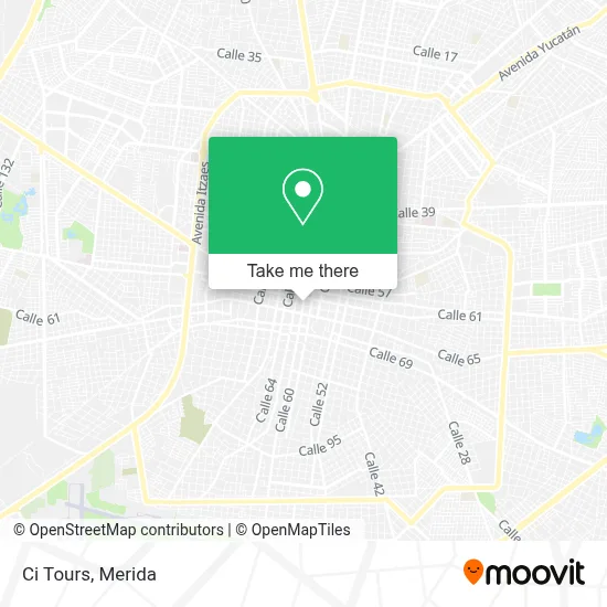 Ci Tours map