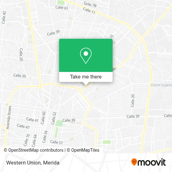 Western Union map
