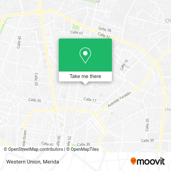 Western Union map