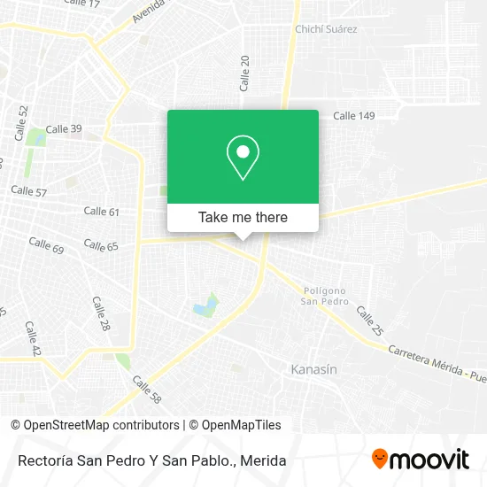 Rectoría San Pedro Y San Pablo. map