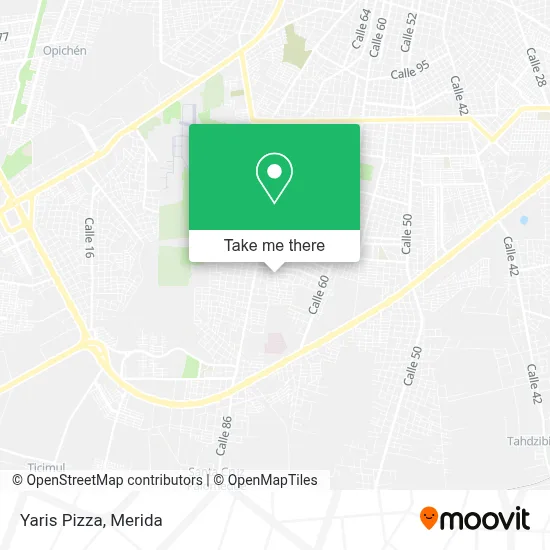 Yaris Pizza map
