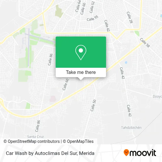 Car Wash by Autoclimas Del Sur map