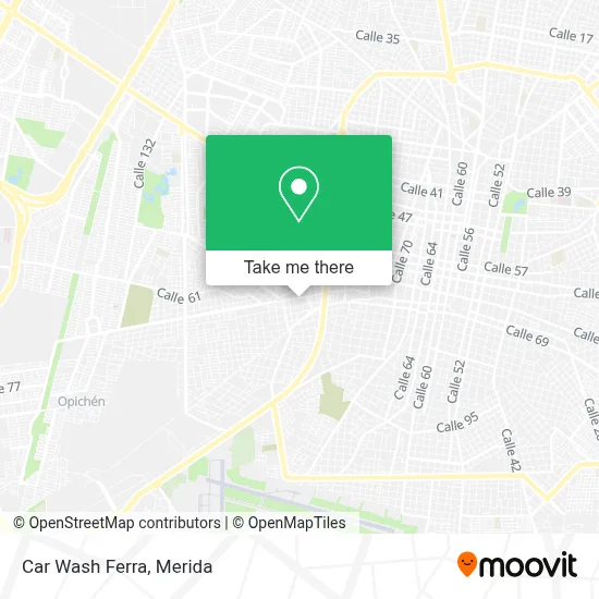 Car Wash Ferra map