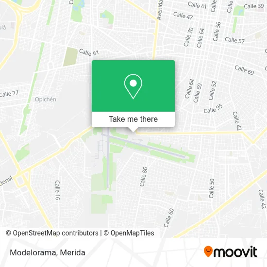 Modelorama map