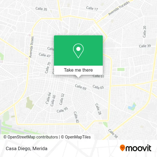 Casa Diego map