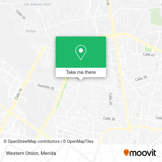 Western Union map