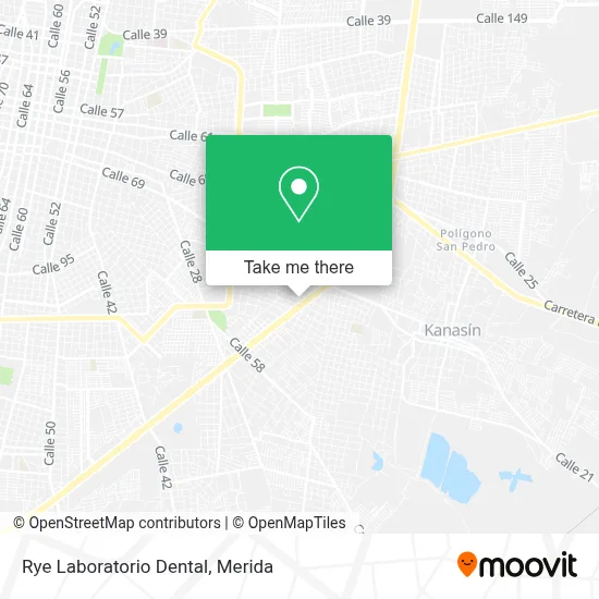 Rye Laboratorio Dental map