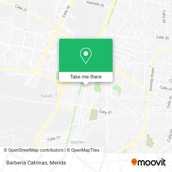 Barbería Catrinas map