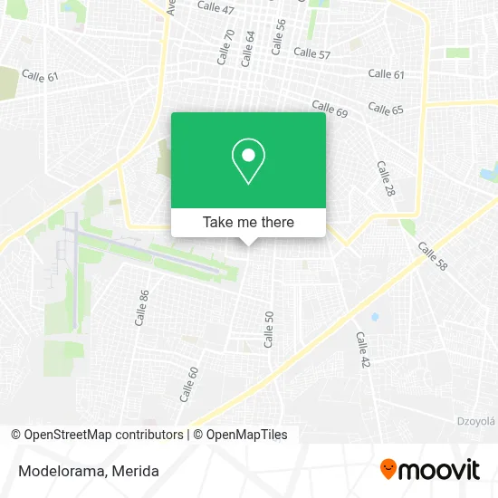 Modelorama map