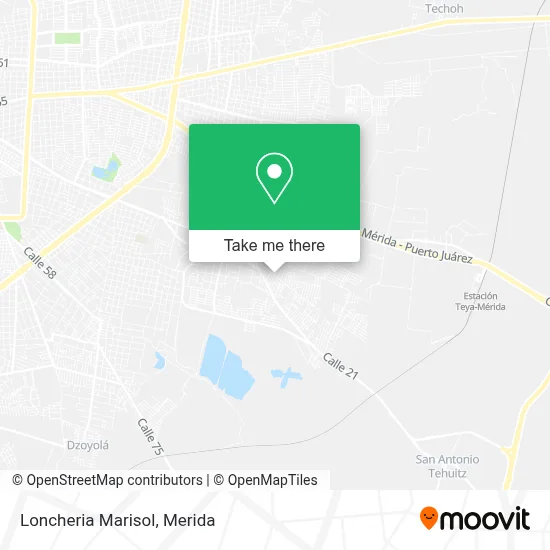 Loncheria Marisol map