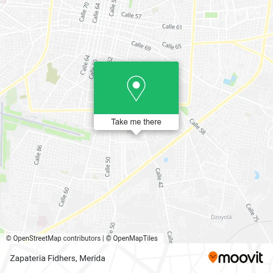 Zapateria Fidhers map