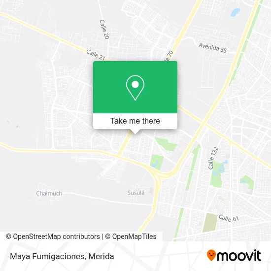 Maya Fumigaciones map