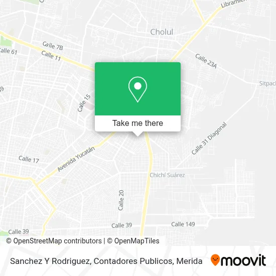 Sanchez Y Rodriguez, Contadores Publicos map