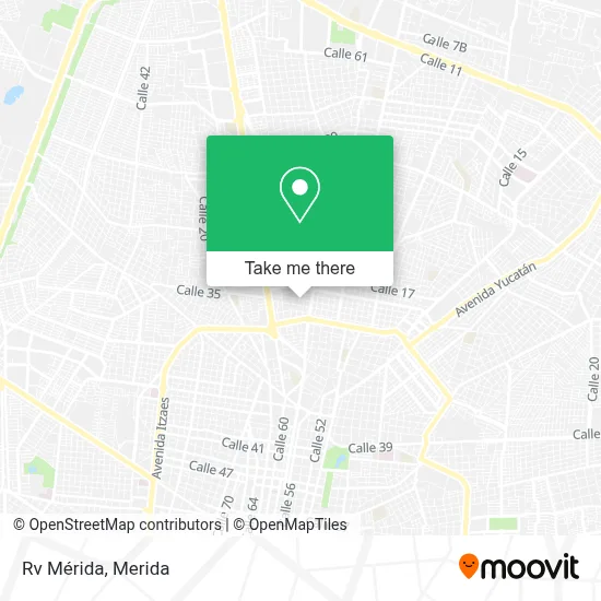 Rv Mérida map