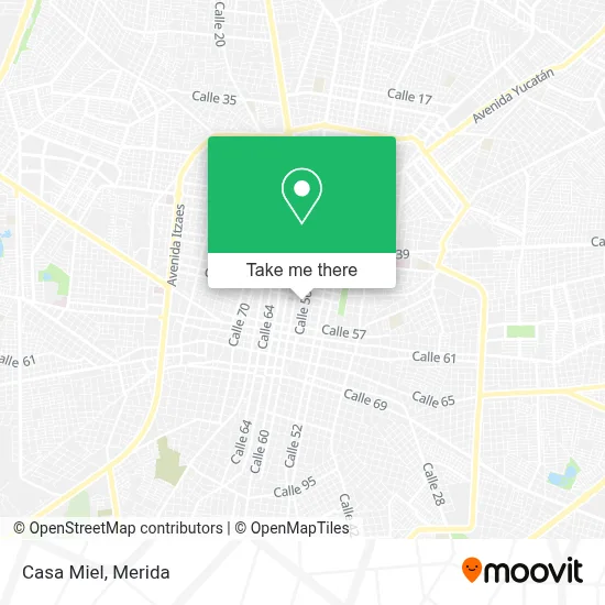 Casa Miel map