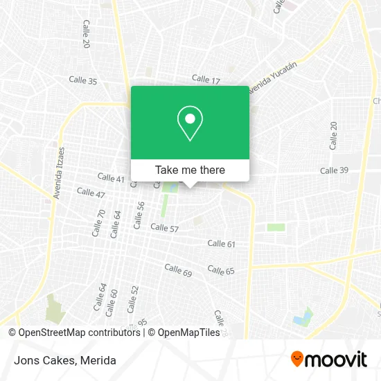 Jons Cakes map