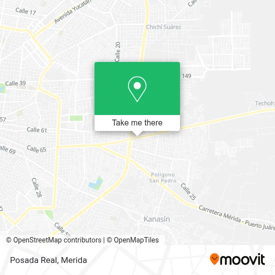 Posada Real map