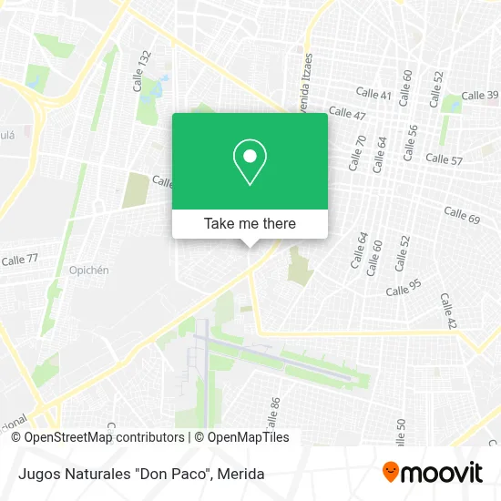 Jugos Naturales "Don Paco" map