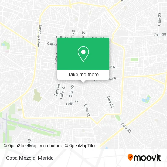 Casa Mezcla map