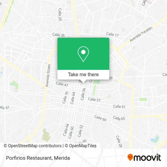 Porfirios Restaurant map