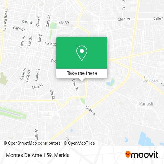 Montes De Ame 159 map