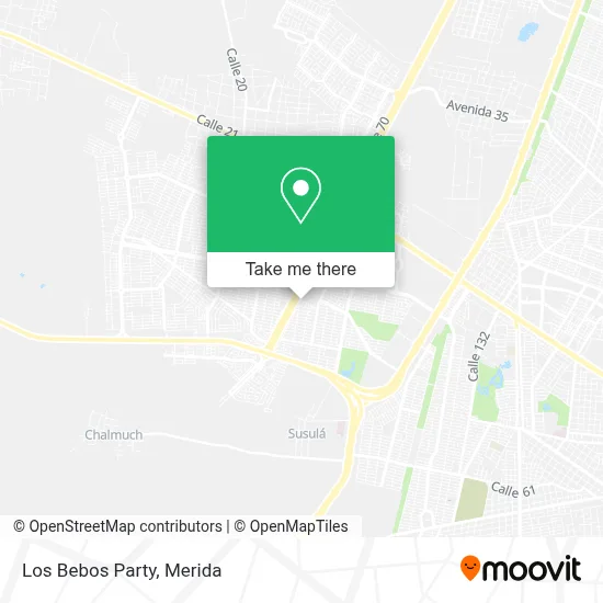 Los Bebos Party map