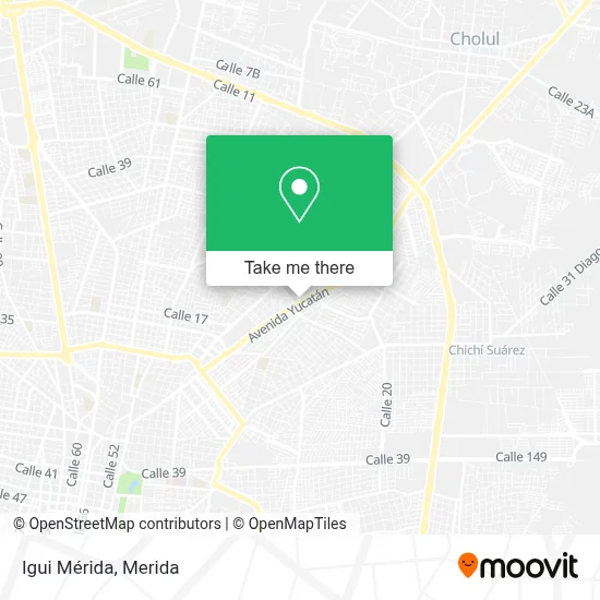 Igui Mérida map