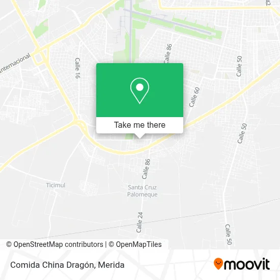 Comida China Dragón map