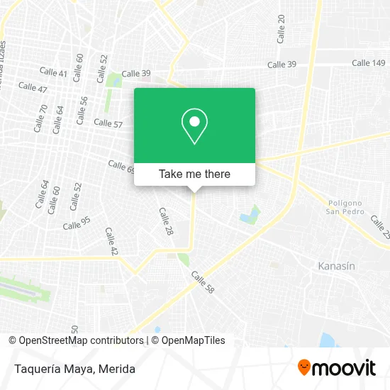 Taquería Maya map