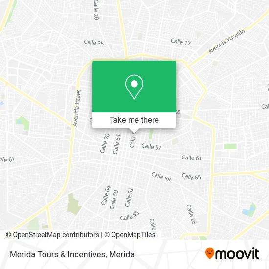 Merida Tours & Incentives map