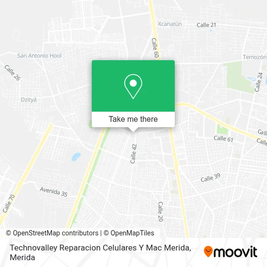 Technovalley Reparacion Celulares Y Mac Merida map