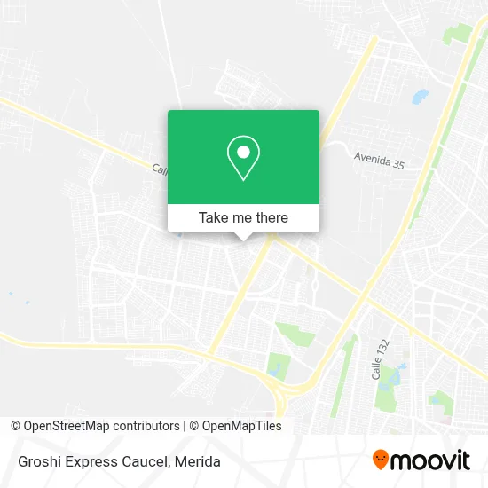 Groshi Express Caucel map