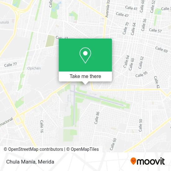 Chula Manía map