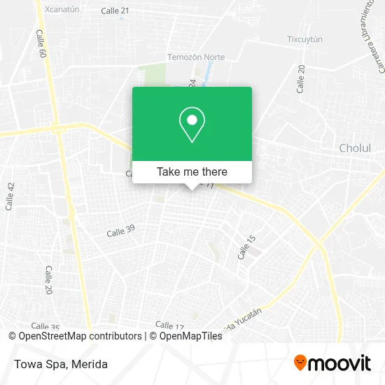 Towa Spa map