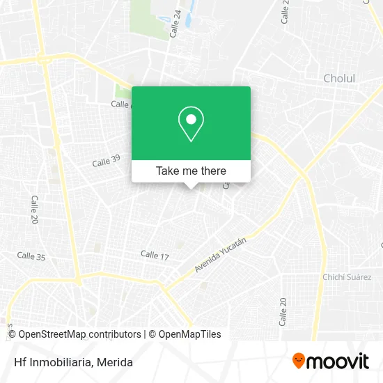 Hf Inmobiliaria map