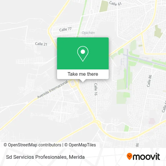 Sd Servicios Profesionales map