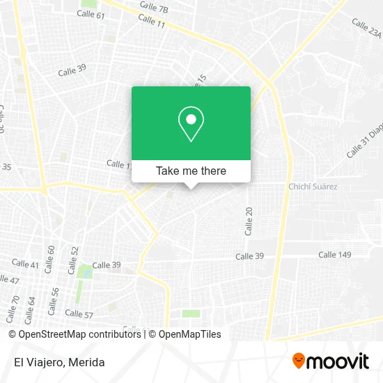 El Viajero map