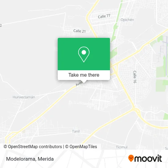 Modelorama map
