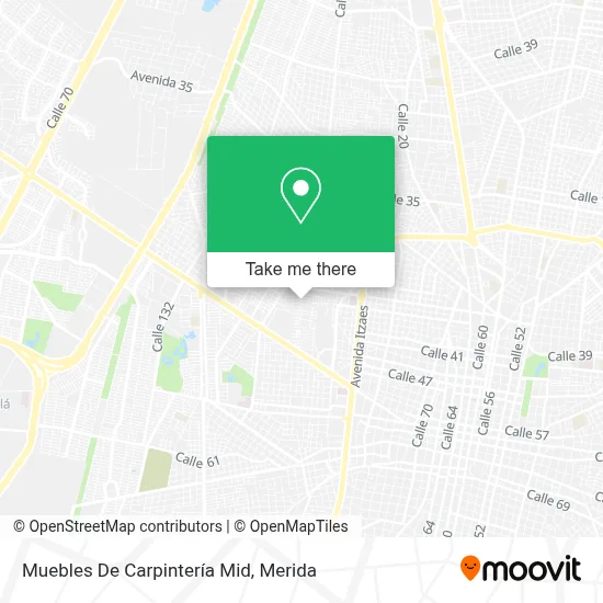 Muebles De Carpintería Mid map