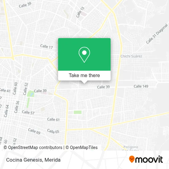 Cocina Genesis map